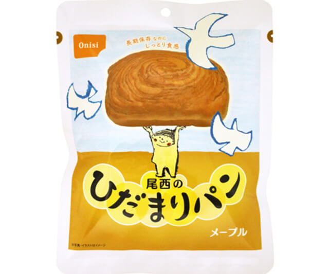 【尾西食品】尾西のひだまりパン　メープル（36個入り）