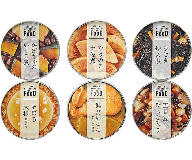 【ミツコシイセタン ザ・フード】和惣菜缶詰セット