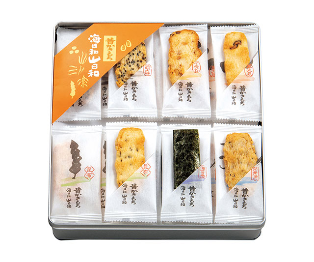 【王様堂本店】昔かきもち「海日和山日和」