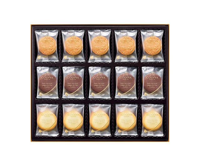 【ゴディバ】ダーク＆ホワイトラングドシャクッキー アソートメント